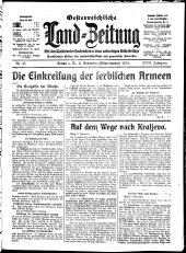 Österreichische Land-Zeitung