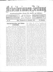 Arbeiterinnen Zeitung