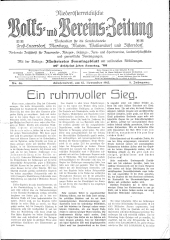 Niederösterreichsiche Volks- und Vereinszeitung