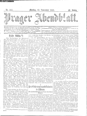 Prager Abendblatt