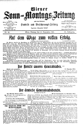 Wiener Sonn- und Montags-Zeitung