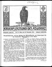 Kriegszeitung des A.T.V. Graz