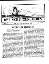 Der Schützengraben