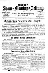 Wiener Sonn- und Montags-Zeitung