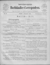 Oesterreichische Buchhändler-Correspondenz