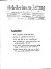 Arbeiterinnen Zeitung