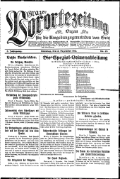 Grazer Vorortezeitung: Organ f. d. Umgebungsgemeinden v. Graz