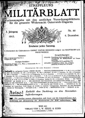 Streffleur's Militärblatt