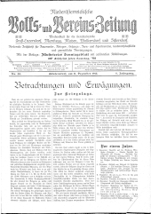 Niederösterreichsiche Volks- und Vereinszeitung