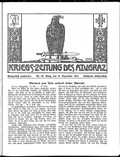 Kriegszeitung des A.T.V. Graz