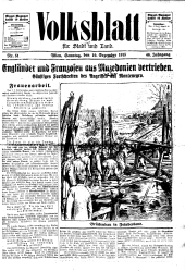 Volksblatt für Stadt und Land