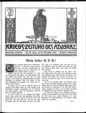 Kriegszeitung des A.T.V. Graz