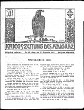 Kriegszeitung des A.T.V. Graz