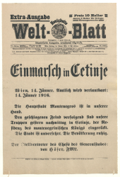 Extraausgaben des 1. Weltkrieges