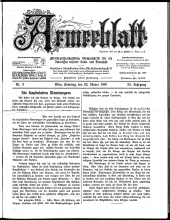 Armeeblatt: militär-wiss. Wochens. ...unserer Land- u. Seemacht