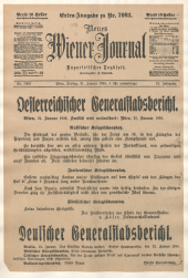 Extraausgaben des 1. Weltkrieges