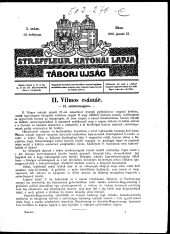 Streffleur katonai lapja: Tábori ujság