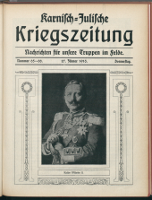 Karnisch-Julische Kriegszeitung