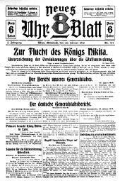 Neues 8 Uhr Blatt