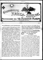 Champagne-Kriegs-Zeitung