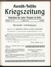 Karnisch-Julische Kriegszeitung