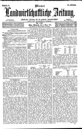 Wiener Landwirtschaftliche Zeitung