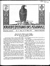 Kriegszeitung des A.T.V. Graz