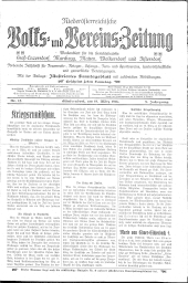 Niederösterreichsiche Volks- und Vereinszeitung