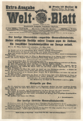 Extraausgaben des 1. Weltkrieges