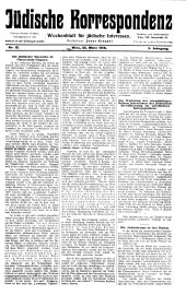 Jüdische Korrespondenz