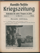 Karnisch-Julische Kriegszeitung