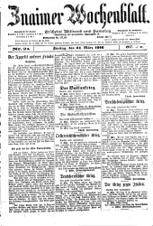 Znaimer Wochenblatt