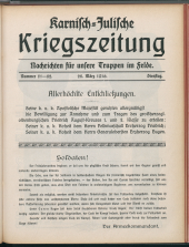 Karnisch-Julische Kriegszeitung