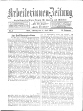 Arbeiterinnen Zeitung