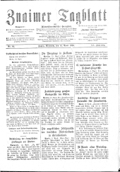 Znaimer Tagblatt