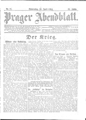 Prager Abendblatt