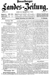 Vorarlberger Landes-Zeitung