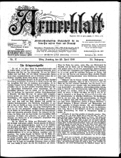 Armeeblatt: militär-wiss. Wochens. ...unserer Land- u. Seemacht
