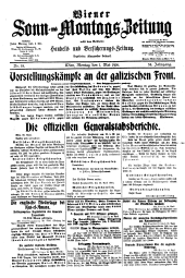 Wiener Sonn- und Montags-Zeitung