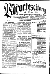 Grazer Vorortezeitung: Organ f. d. Umgebungsgemeinden v. Graz