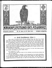 Kriegszeitung des A.T.V. Graz