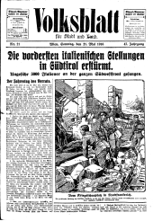 Volksblatt für Stadt und Land