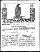 Kriegszeitung des A.T.V. Graz