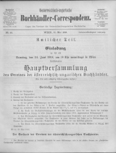 Oesterreichische Buchhändler-Correspondenz