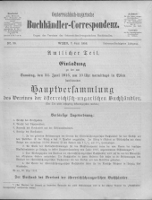 Oesterreichische Buchhändler-Correspondenz