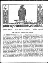 Kriegszeitung des A.T.V. Graz