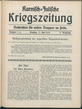 Karnisch-Julische Kriegszeitung