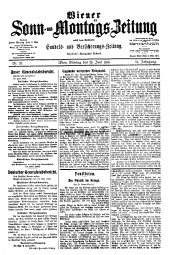 Wiener Sonn- und Montags-Zeitung