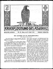 Kriegszeitung des A.T.V. Graz