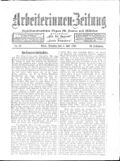 Arbeiterinnen Zeitung